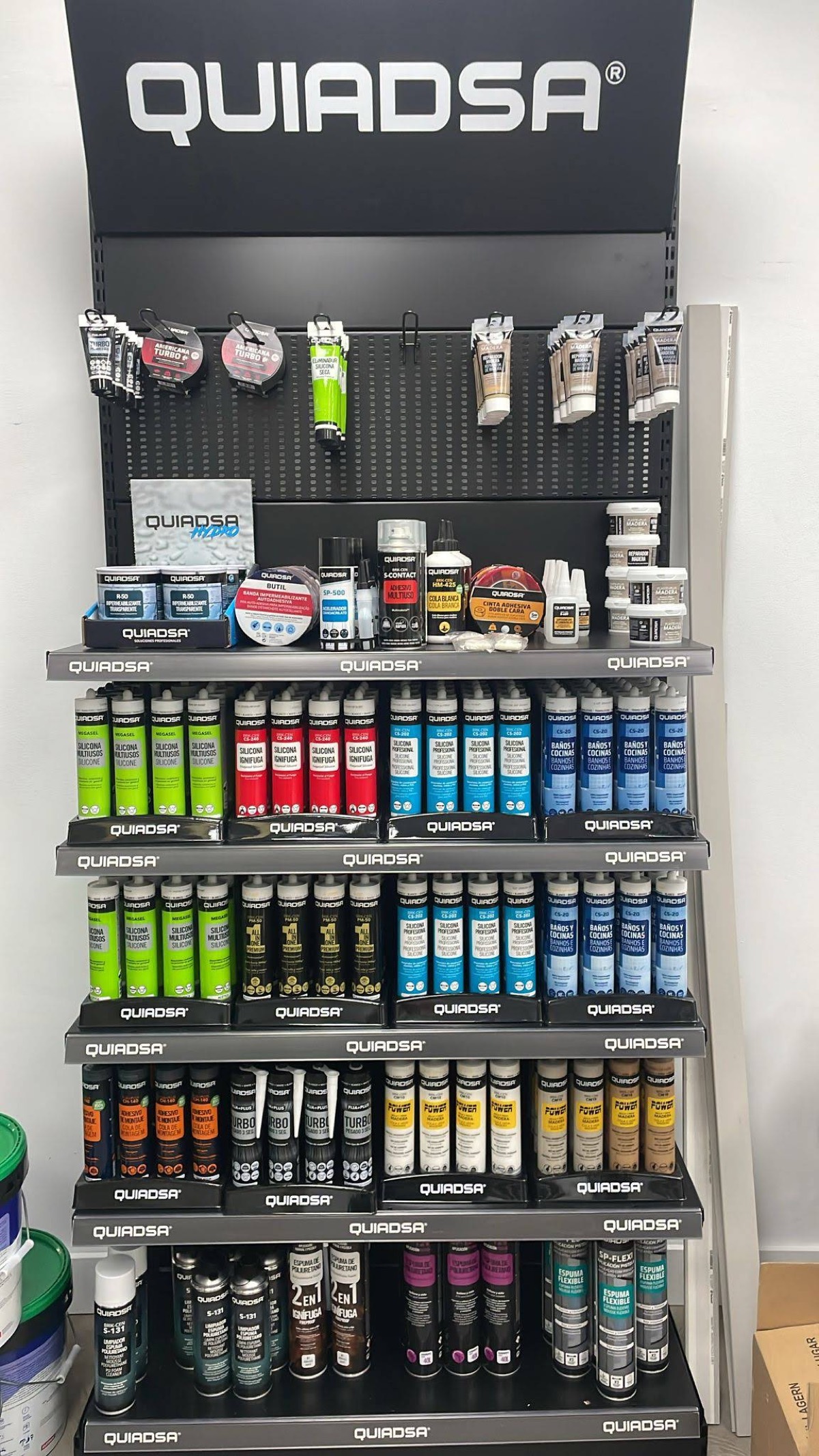 Quiadsa products on shelf